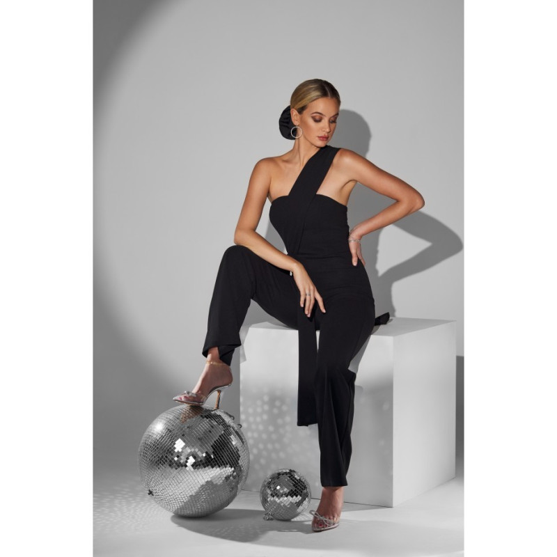 K150 Sash jumpsuit - black