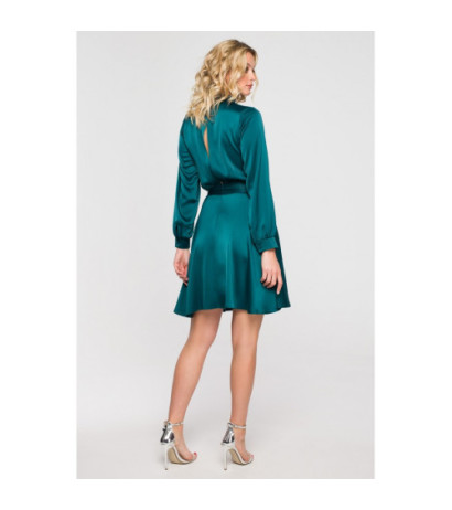 K157 Flared dress - green