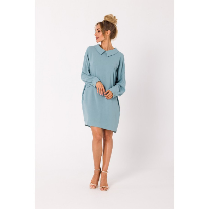 M740 Chain shirt dress - agave