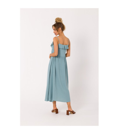 M743 Thin Strap Dress - agave