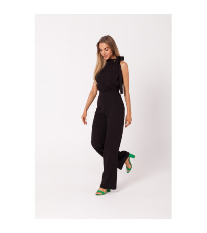 M746 Halter neck jumpsuit - black