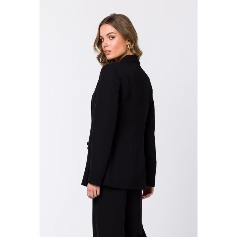 S330 Unbuttoned jacket - black