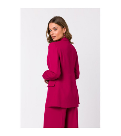 S330 Unbuttoned jacket - plum