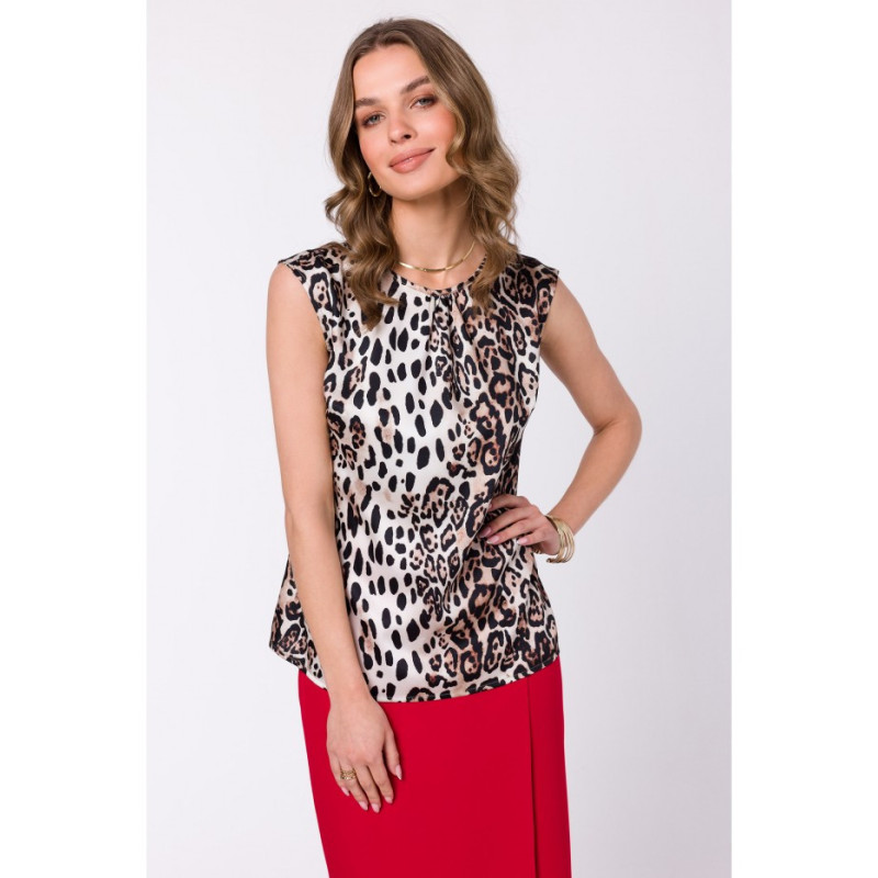 S332 Sleeveless blouse - model 2