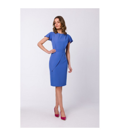 S336 Pencil dress with belt...