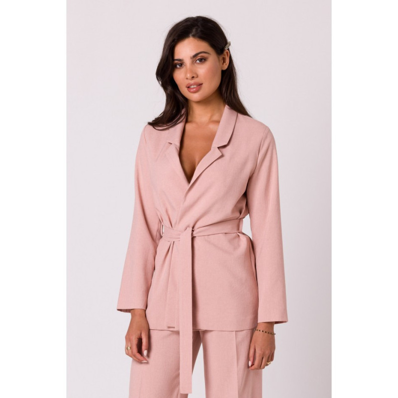 B253 Tiered jacket - pink