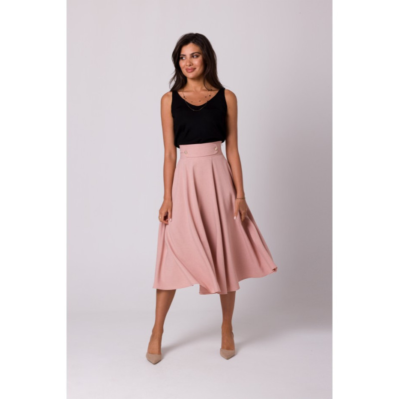 B265 High-waisted skirt - pink