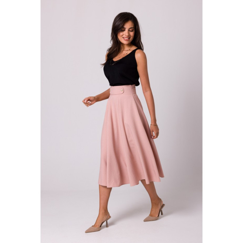 B265 High-waisted skirt - pink