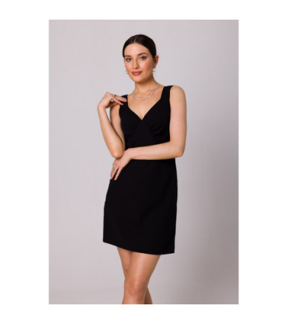 K159 Strapless mini dress - black