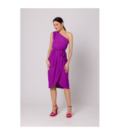 K160 One shoulder dress - lavender