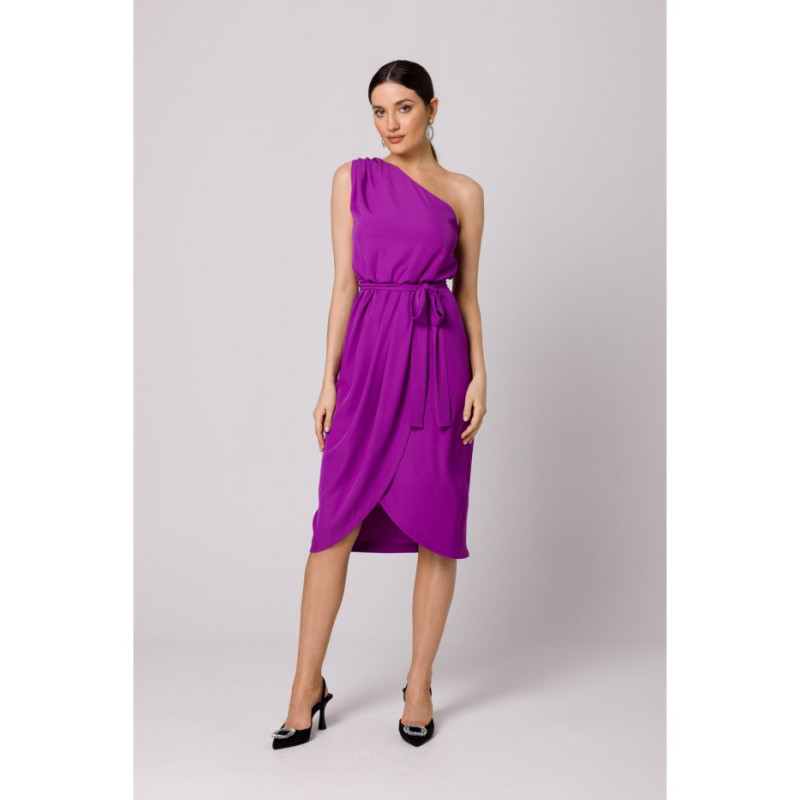 K160 One shoulder dress - lavender