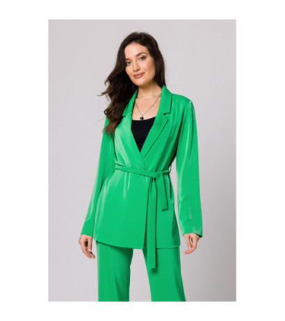 K161 Tie waist jacket - juicy green