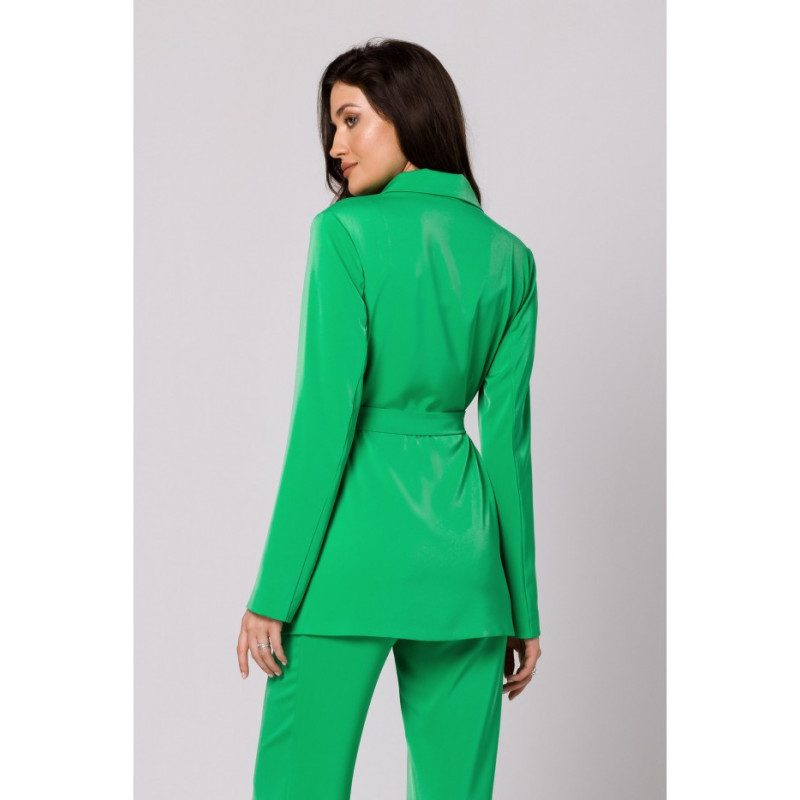 K161 Tie waist jacket - juicy green