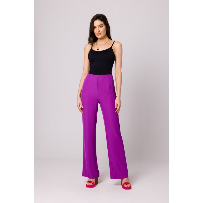 K162 High-waisted pants - lavender