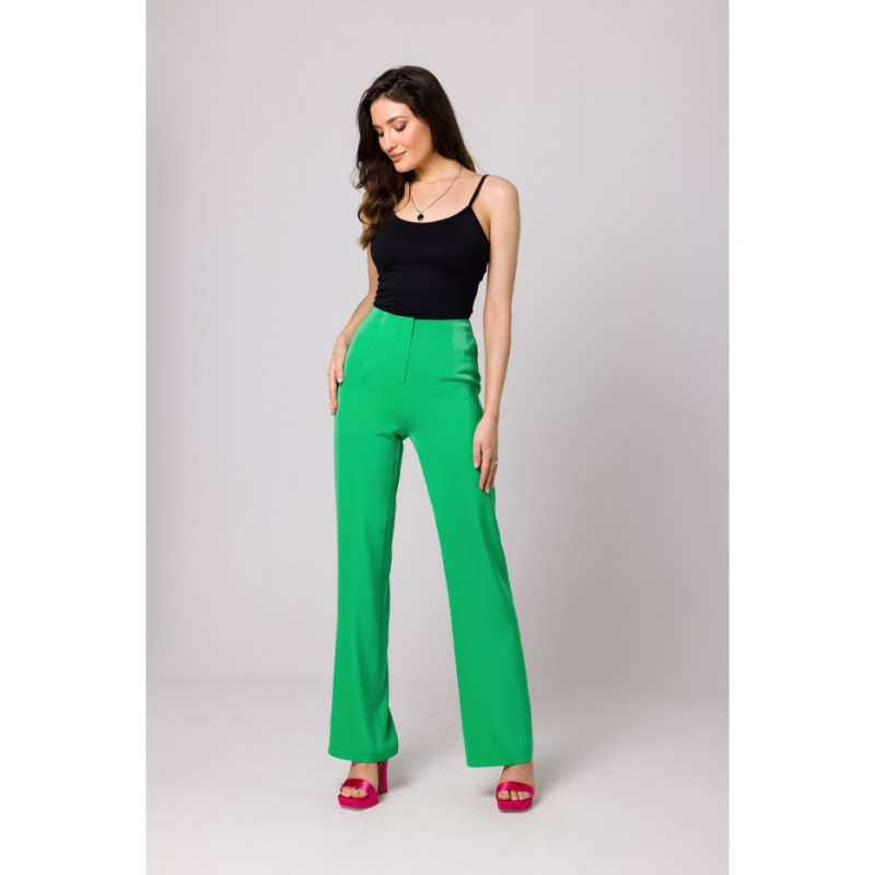 K162 High-waisted pants - juicy green