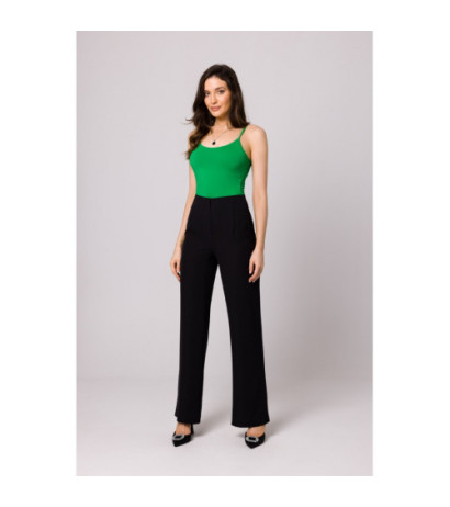 K162 High-waisted pants - black