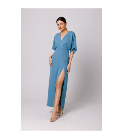 K163 Maxi dress - cold blue