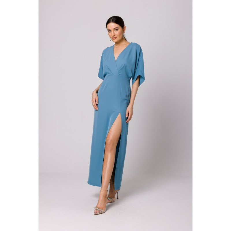 K163 Maxi dress - cold blue