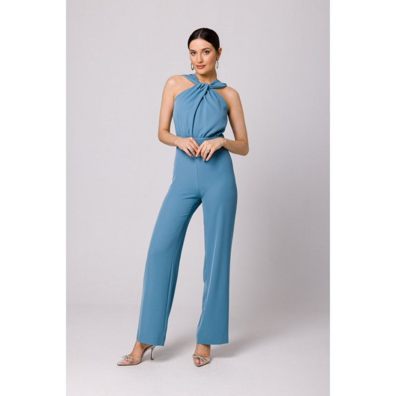 K164 Jumpsuit - auksti zils