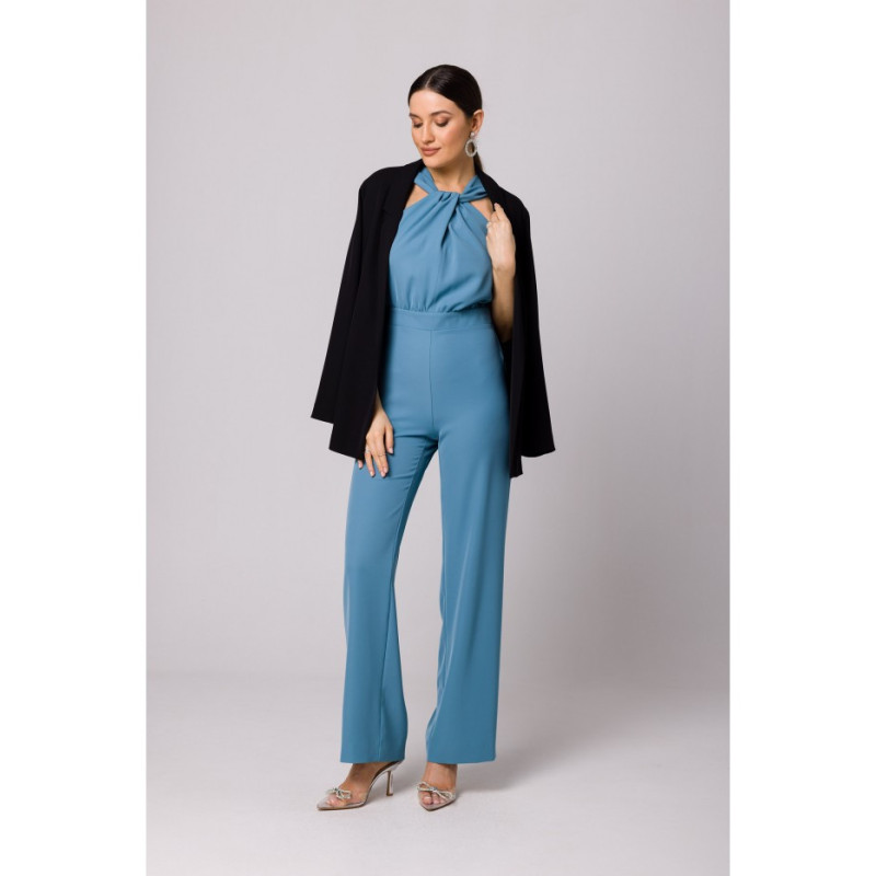 K164 Jumpsuit - auksti zils