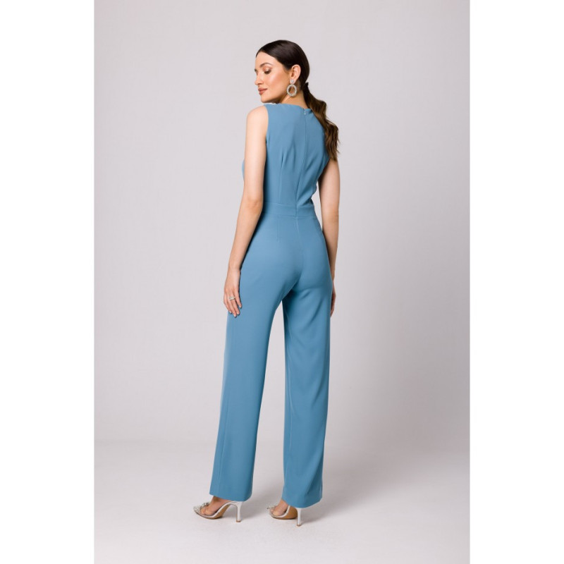 K164 Jumpsuit - auksti zils