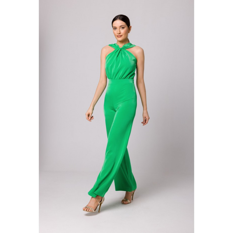 K164 Jumpsuit - lopsakas roheline