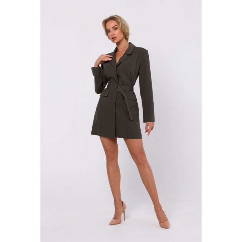 M749 Jacket dress with belt - khaki