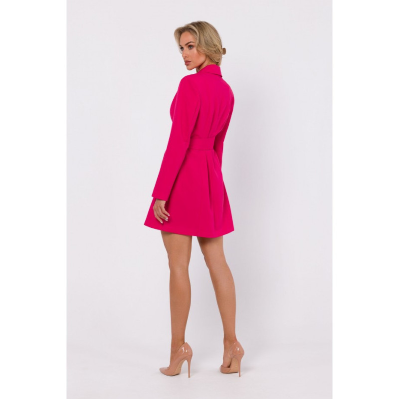 M749 Jacket dress with belt - pink