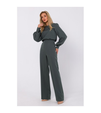 M754 Jumpsuit with decorative sleeves - khaki