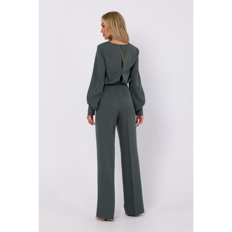 M754 Jumpsuit with decorative sleeves - khaki