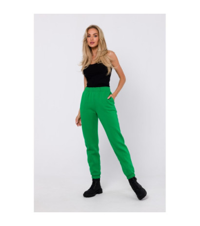 M760 Sweatpants with stitching on the legs - juicy green