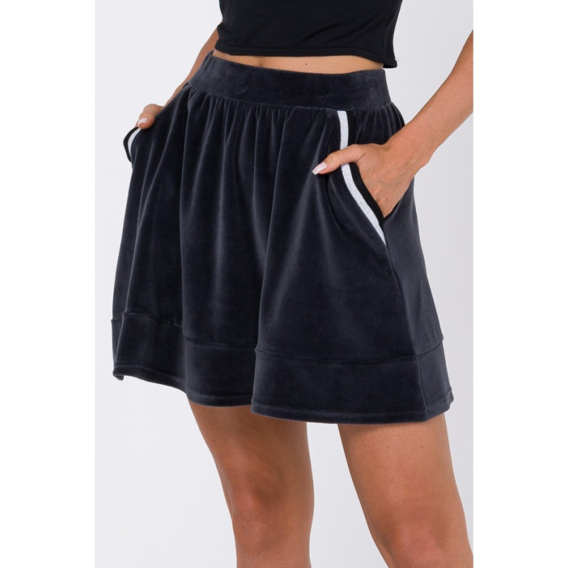 M768 Skirt with decorative pockets - graphite