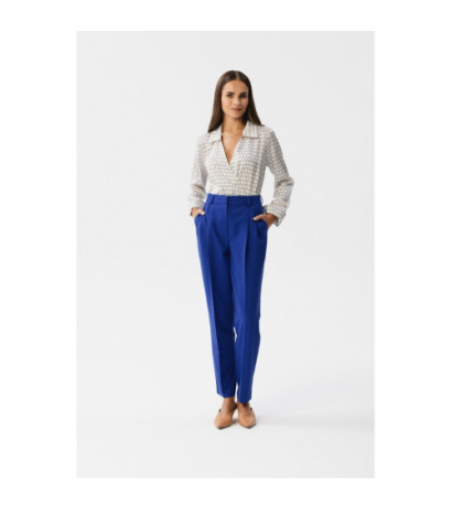 S356 High-waisted pants - cornflower blue