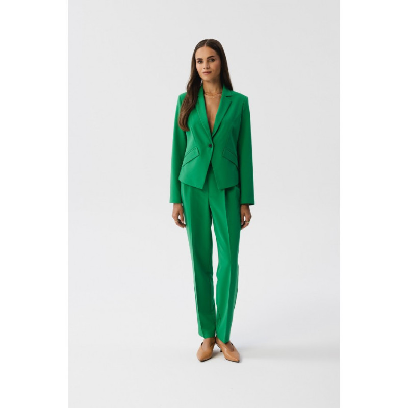 S356 High-waisted pants - juicy green