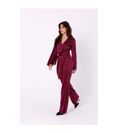 K171 Jumpsuit - maroon