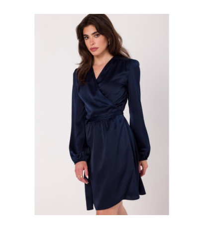 K175 Flared dress - navy blue