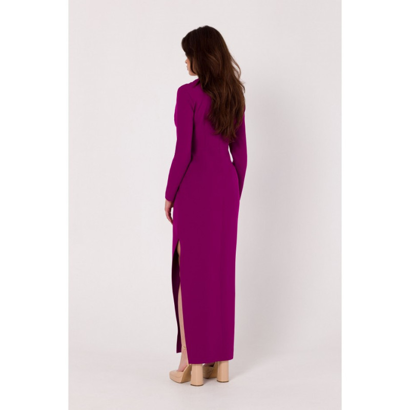 K180 Maxi dress with cutout at waist - ruby