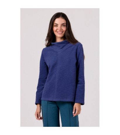 B268 High collar sweatshirt...