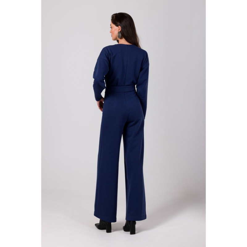 B272 Jumpsuit ar izgriezumu - zils