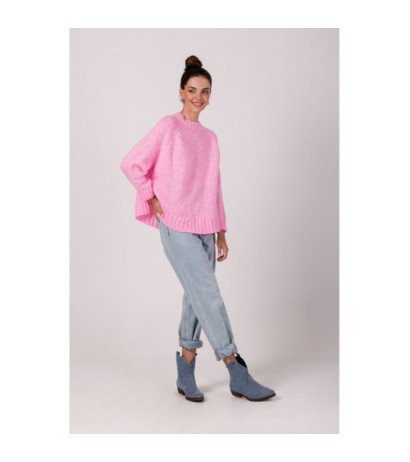 BK105 Sweater with bat sleeves - pink