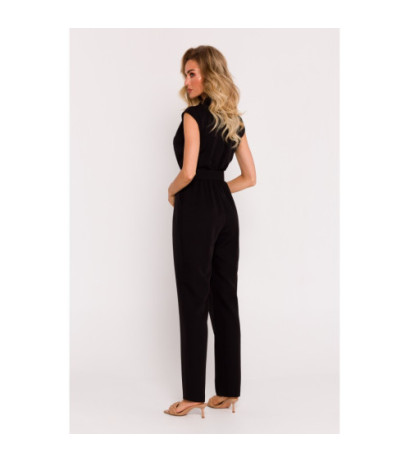 M780 Jumpsuit with decorative leg - black