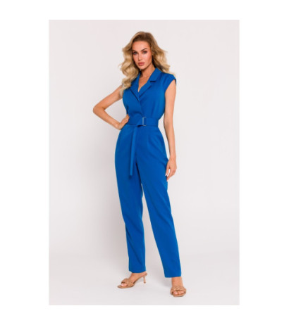 M780 Jumpsuit with decorative leg - blue