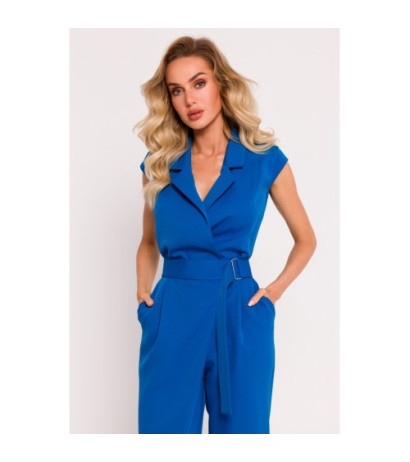 M780 Jumpsuit with decorative leg - blue