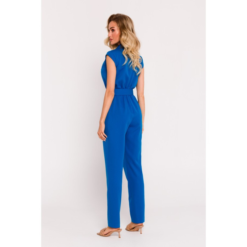 M780 Jumpsuit with decorative leg - blue