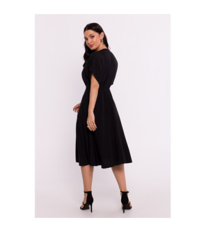 B278 Flared dress - black