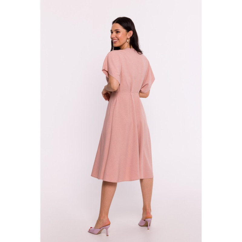 B278 Flared dress - pink