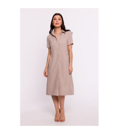 B282 Shirt dress - beige