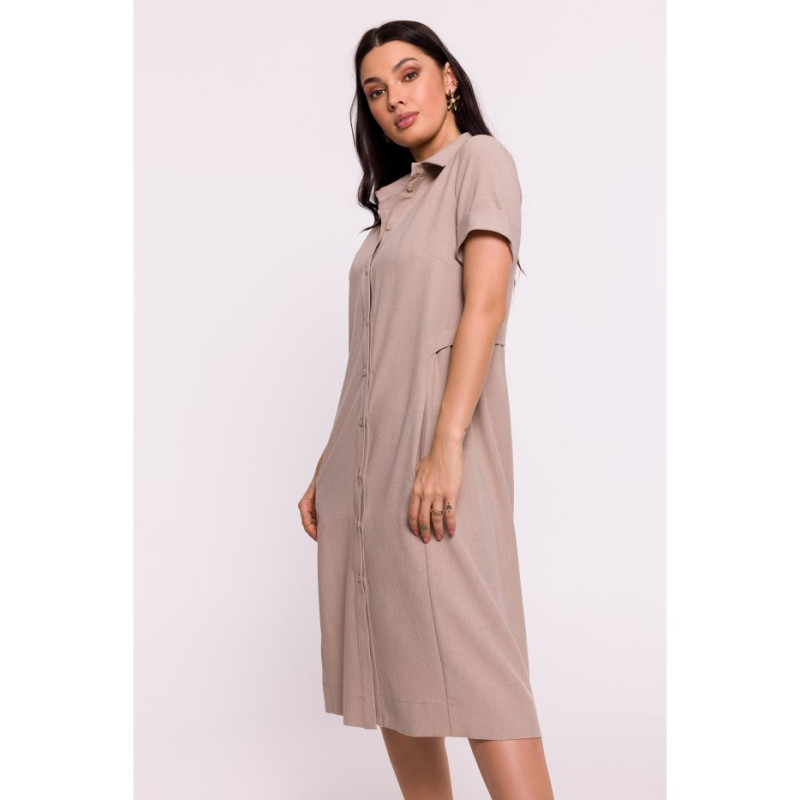 B282 Shirt dress - beige