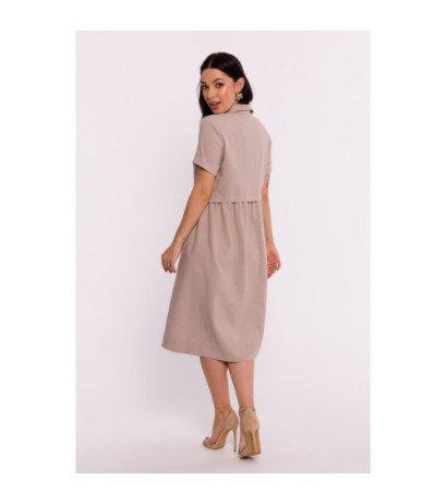 B282 Shirt dress - beige