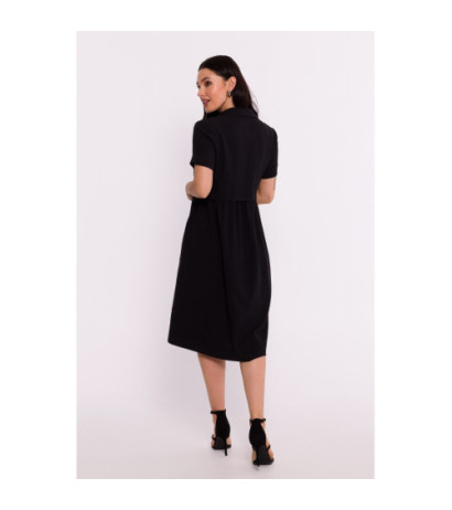 B282 Shirt dress - black